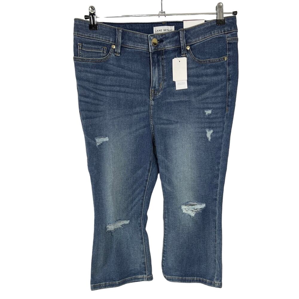 Lane Bryant Genius Flex Magic Waistband High-Rise Skinny Pedal Jean 14/16 Petite